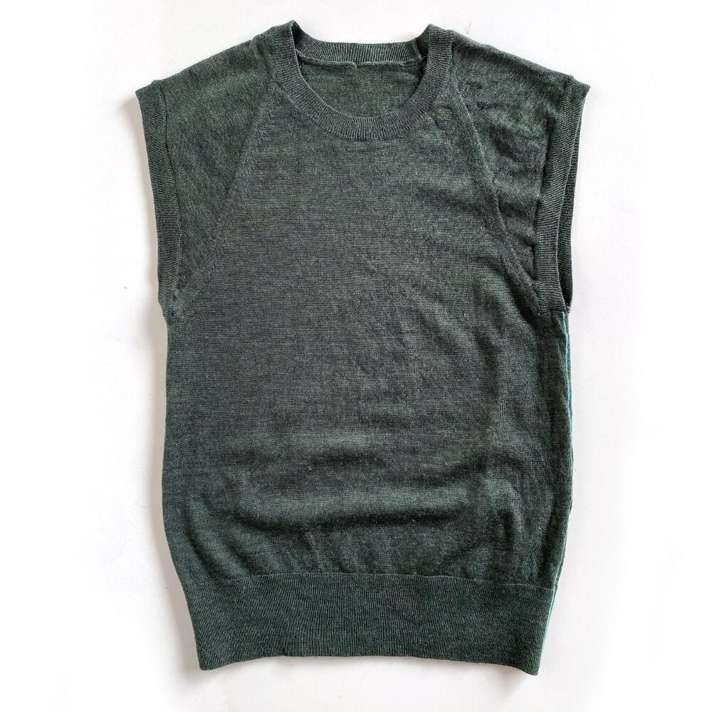 Closed Women's Sleeveless Wool Vest Top Size XXS Green